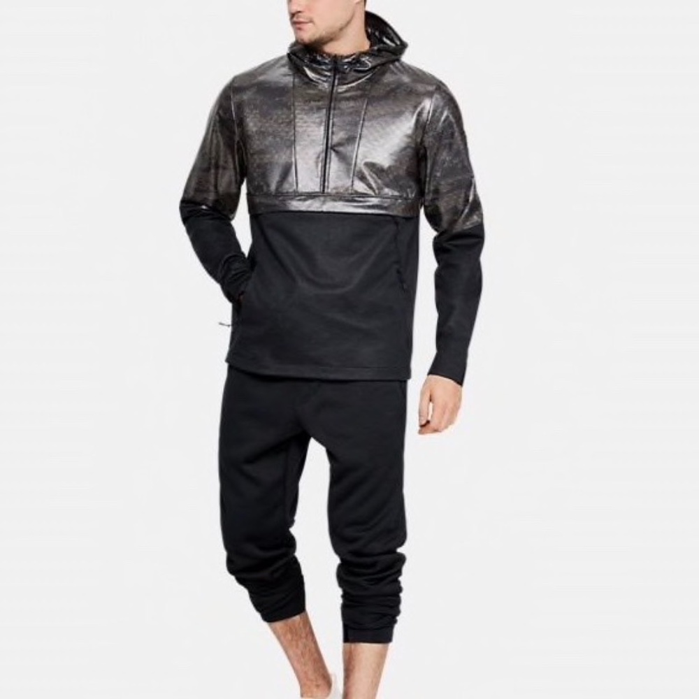 Under Armour Storm Gray Hybrid Anorak Windbreaker
